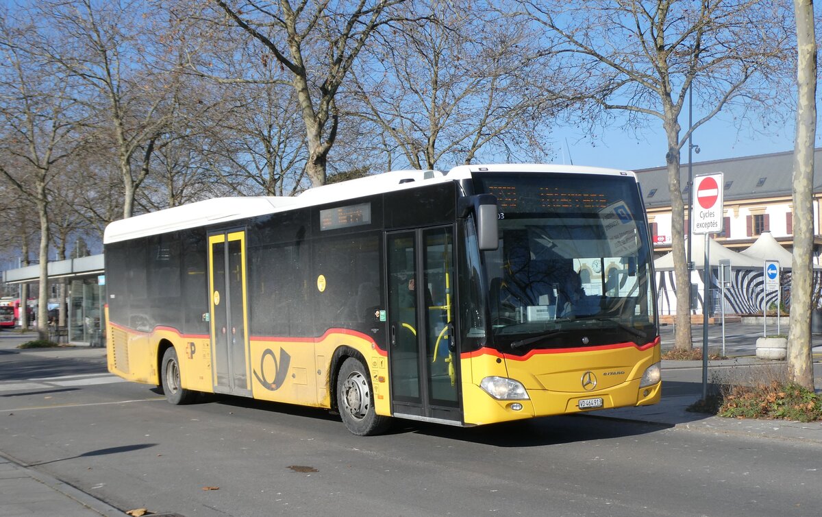 (282'531) - CarPostal Ouest - VD 464'913/PID 10'603 - Mercedes am 22. November 2025 beim Bahnhof Yverdon