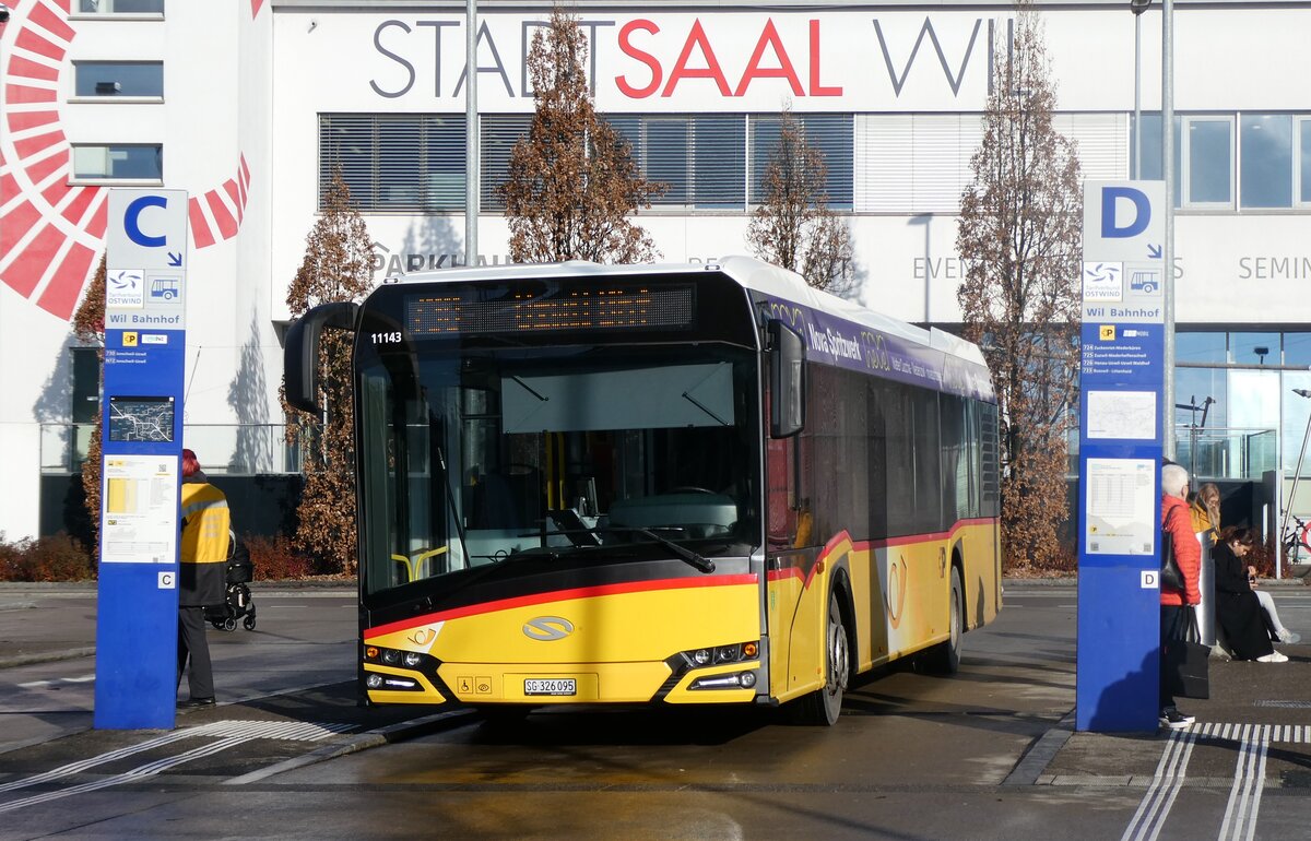 (282'594) - Schmidt, Oberb�ren - SG326'095/PID 11'143 - Solaris am 27. November 2025 beim Bahnhof Wil