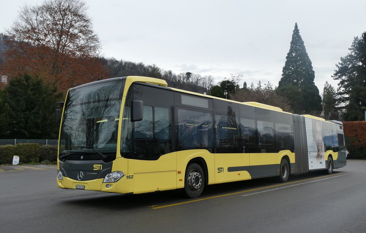 (282'672) - STI Thun - Nr. 162/BE 752'162 - Mercedes am 30. November 2025 bei der Schiffl�ndte Thun