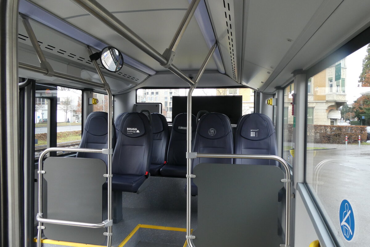 (282'769) - TGA, Arbon (Eurobus) - TG 686 - eKarsan am 5. Dezember 2025 beim Bahnhof Arbon (Innenaufnahme)