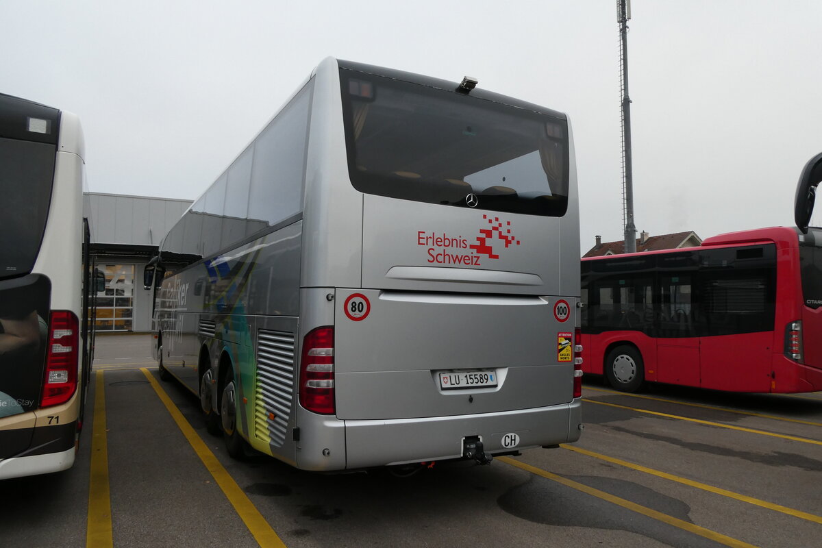(283'082) - Galliker, Ballwil - Nr. 6/LU 15'589 - Mercedes am 12. Dezember 2025 in Winterthur, Daimler Buses