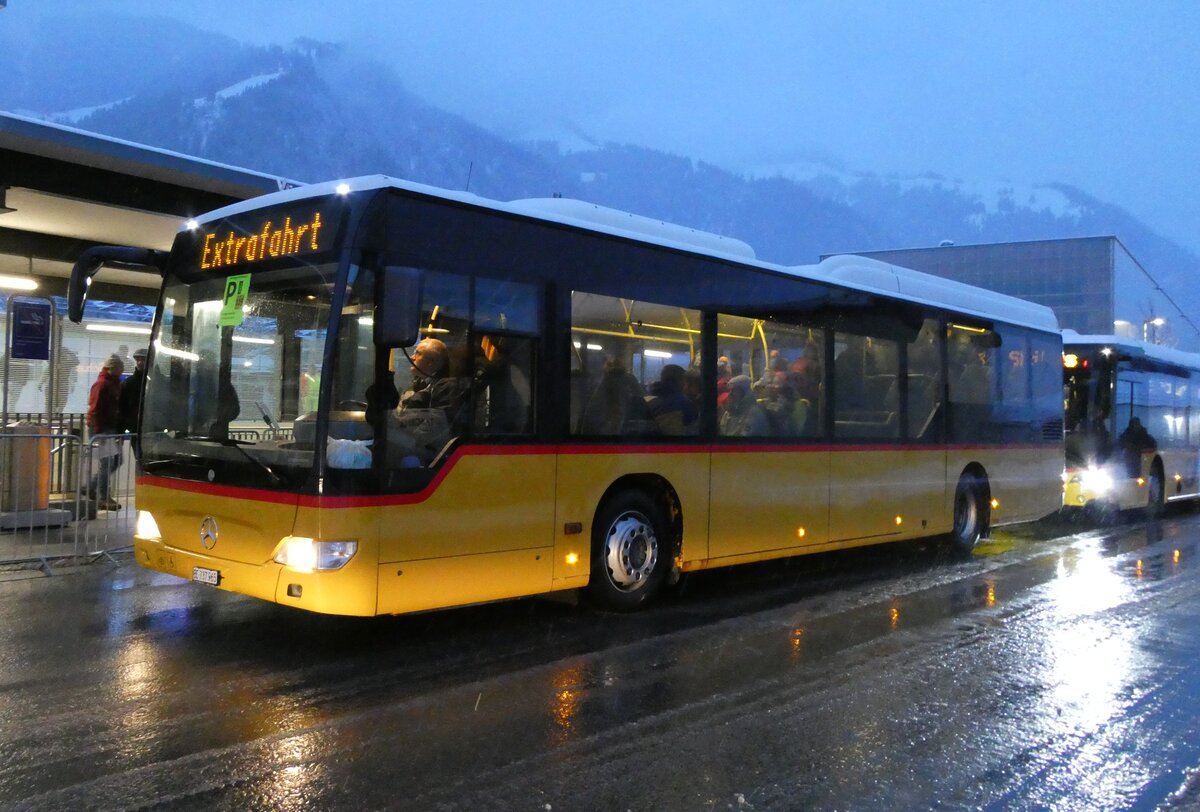(283'778) - Engeloch, Riggisberg - Nr. 6/BE 737'965/PID 4846 - Mercedes am 10. Januar 2026 beim Bahnhof Frutigen