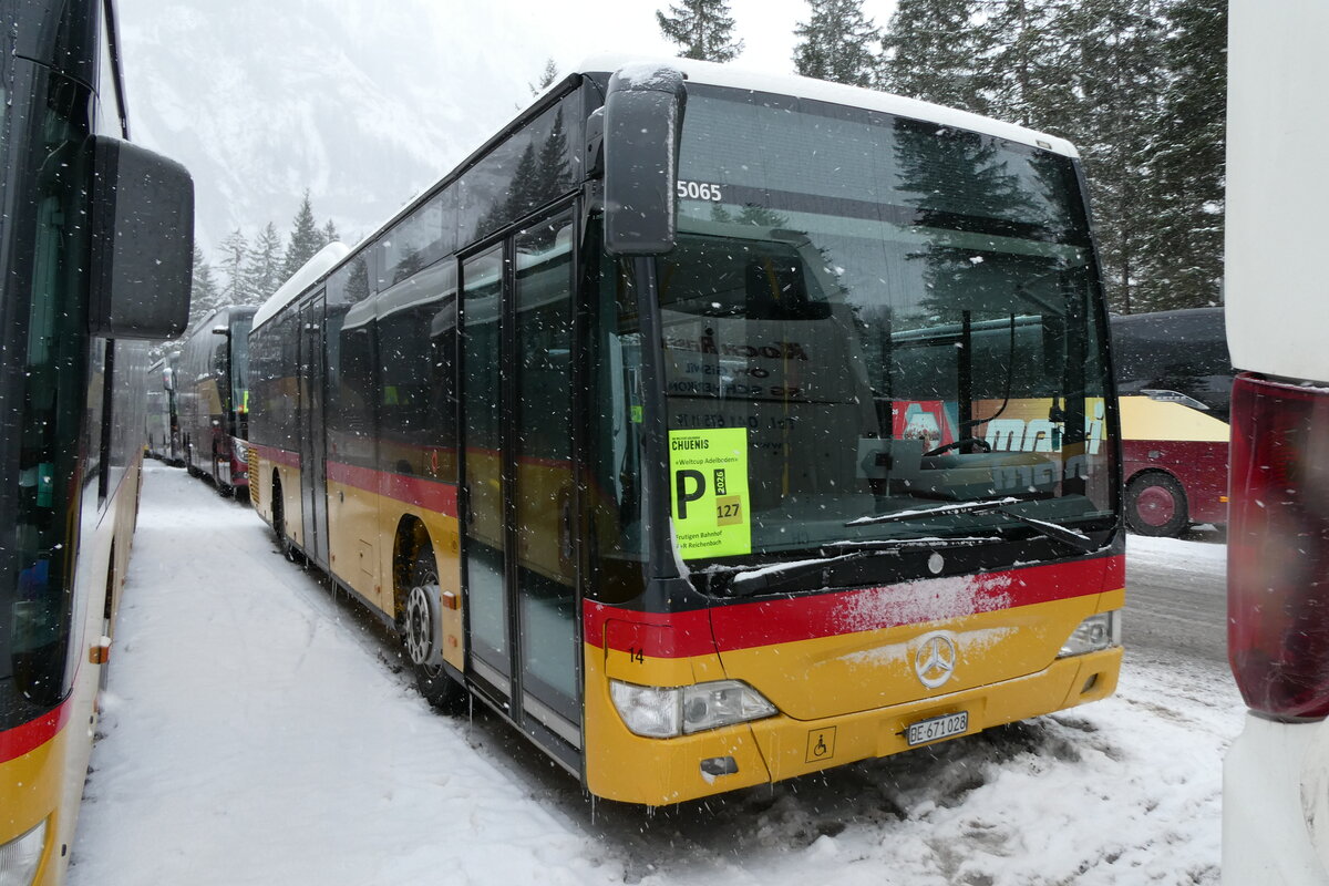 (283'922) - Engeloch, Riggisberg - Nr. 14/BE 671'028/PID 5065 - Mercedes am 10. Januar 2026 in Adelboden, Unter dem Birg