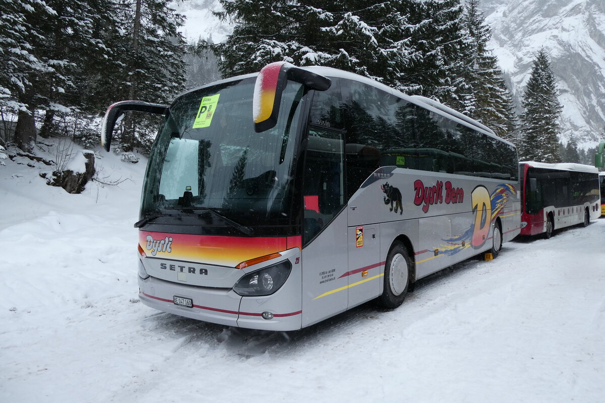 (283'937) - Dysli, Bern - Nr. 25/BE 147'160 - Setra am 10. Januar 2026 in Adelboden, Unter dem Birg