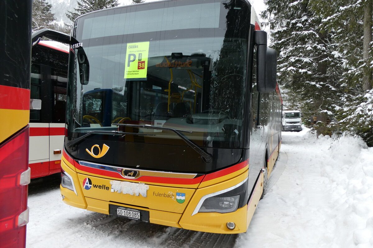 (283'966) - Wyss, Boningen - Nr. 76/SO 108'085/PID 11'874 - MAN am 10. Januar 2026 in Adelboden, Unter dem Birg