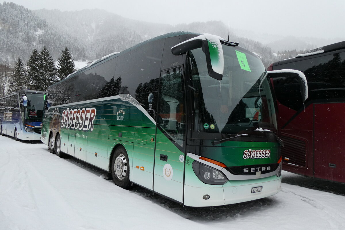 (284'084) - S�gesser, Wintersingen - Nr. 9/BL 20'153 - Setra am 10. Januar 2026 in Adelboden, ASB