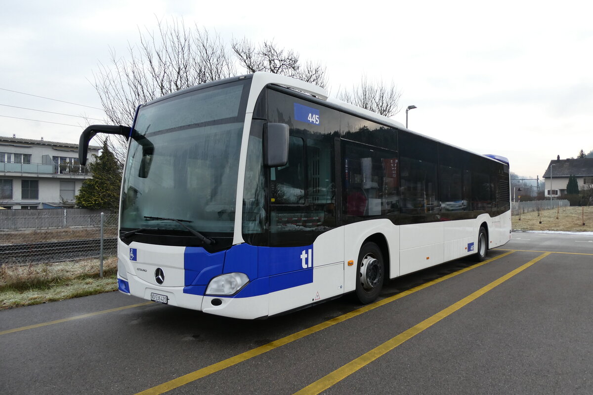 (284'245) - TL Lausanne - Nr. 445/VD 536'420 - Mercedes am 17. Januar 2026 in Winterthur, Daimler Buses