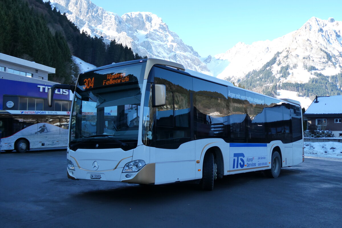 (284'564) - EAB Engelberg - Nr. 4/OW 10'265 - Mercedes am 3. Februar 2026 in Engelberg, Talstation Titlis