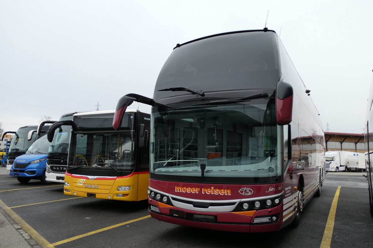 (284'754) - Moser, Flaach - MAN/Beulas am 7. Februar 2026 in Kerzers, Interbus