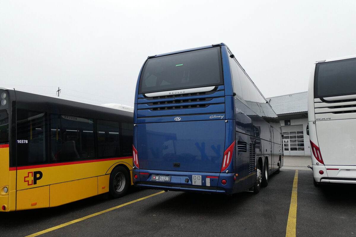 (284'762) - Schweizer Armee - M+28'936 - Scania/Beulas am 7. Februar 2026 in Kerzers, Interbus