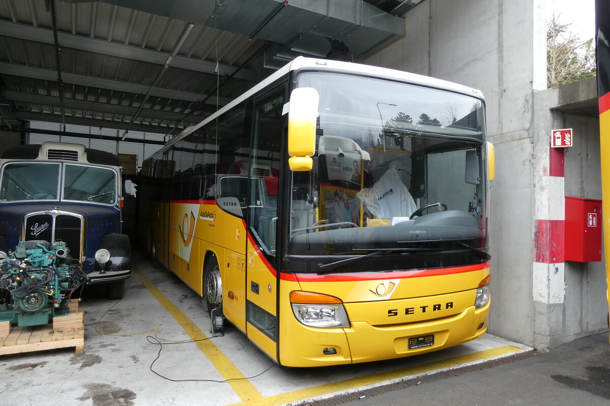 (284'898) - Bundi, Disentis - PID 5619 - Setra am 14. Februar 2026 in Chur, Postgarage