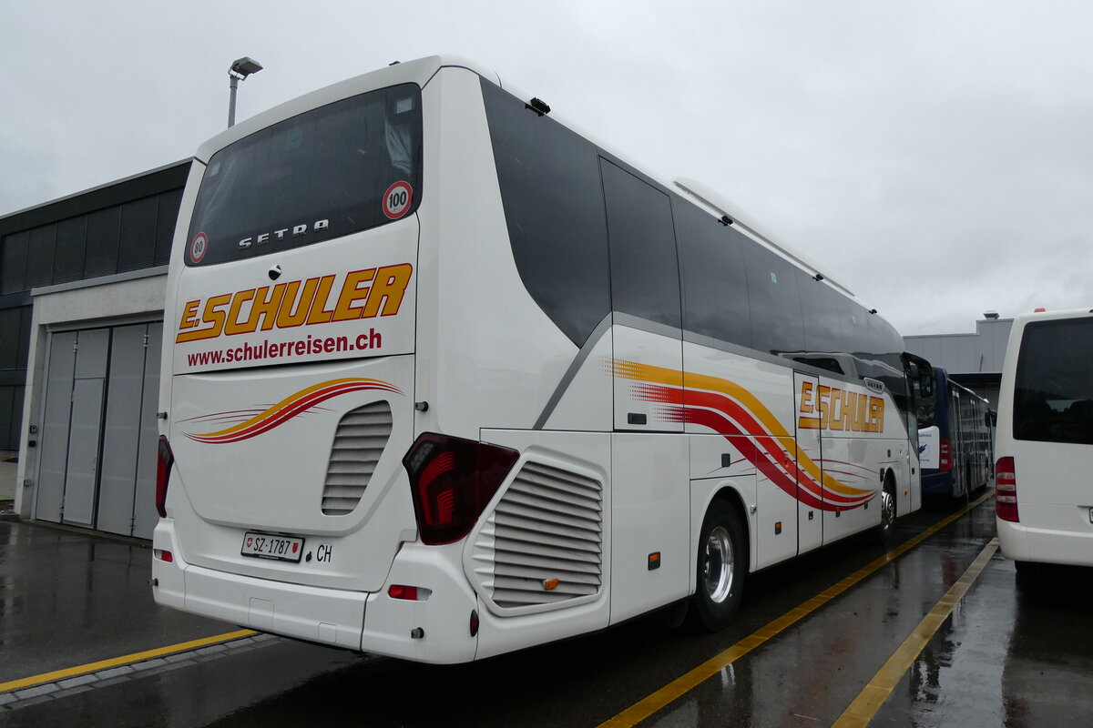 (284'993) - Schuler, Feusisberg - SZ 1787 - Setra am 21. Februar 2026 in Winterthur, Daimler Buses