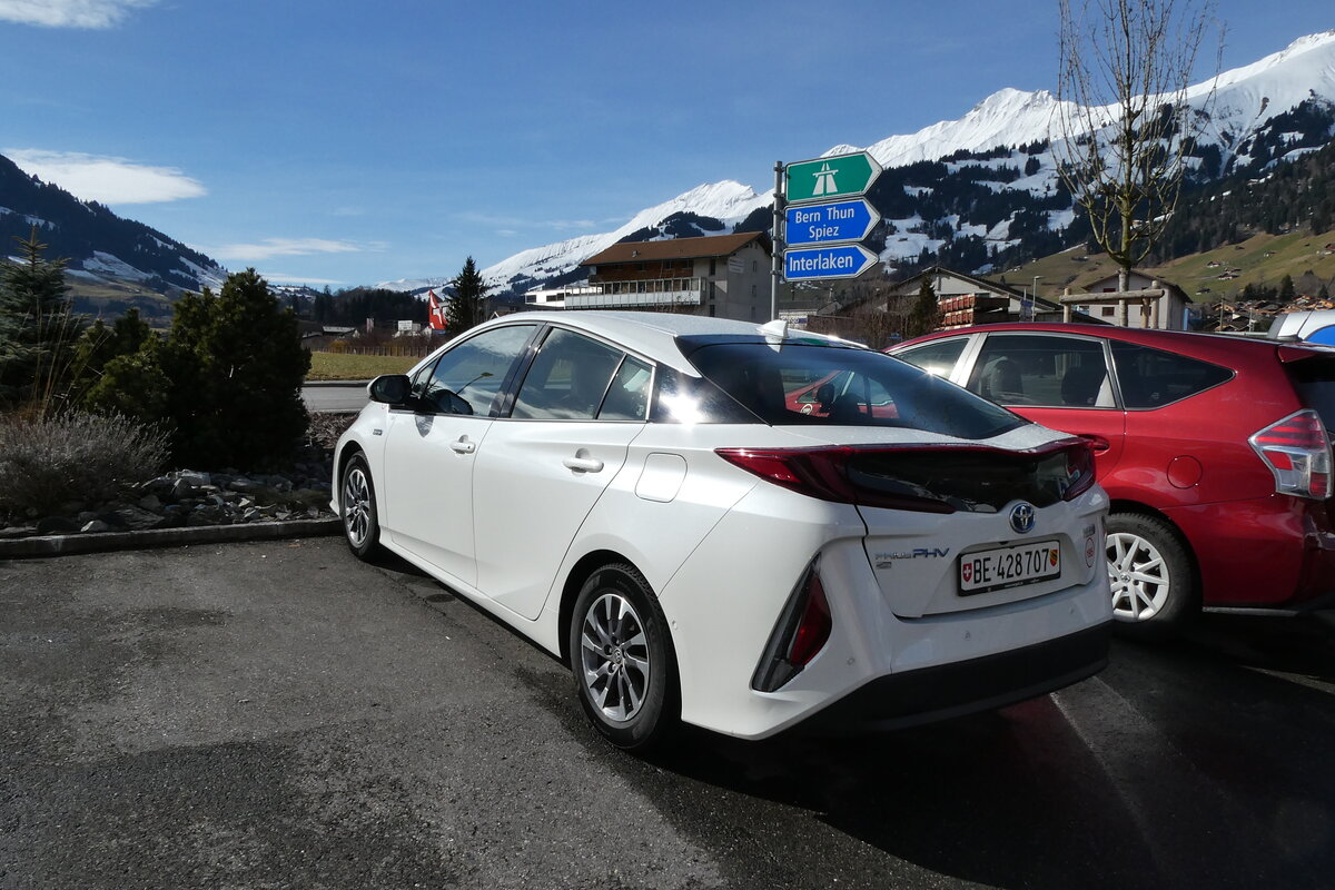 (285'017) - AFA Adelboden - Nr. 195/BE 428'707 - Toyota am 22. Februar 2026 in Frutigen, Garage