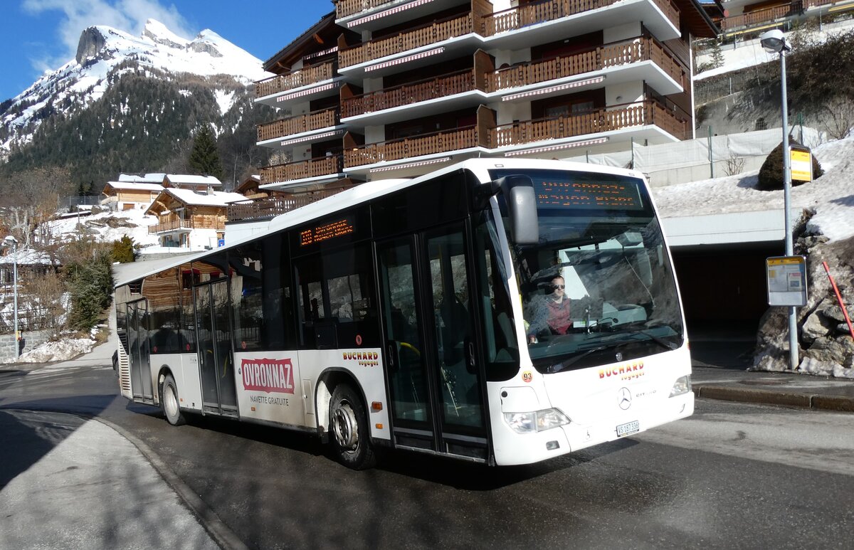 (285'043) - Buchard, Leytron - Nr. 93/VS 187'336 - Mercedes (ex TMR Martigny Nr. 102/PID 5334) am 24. Februar 2026 in Morthey, Centre