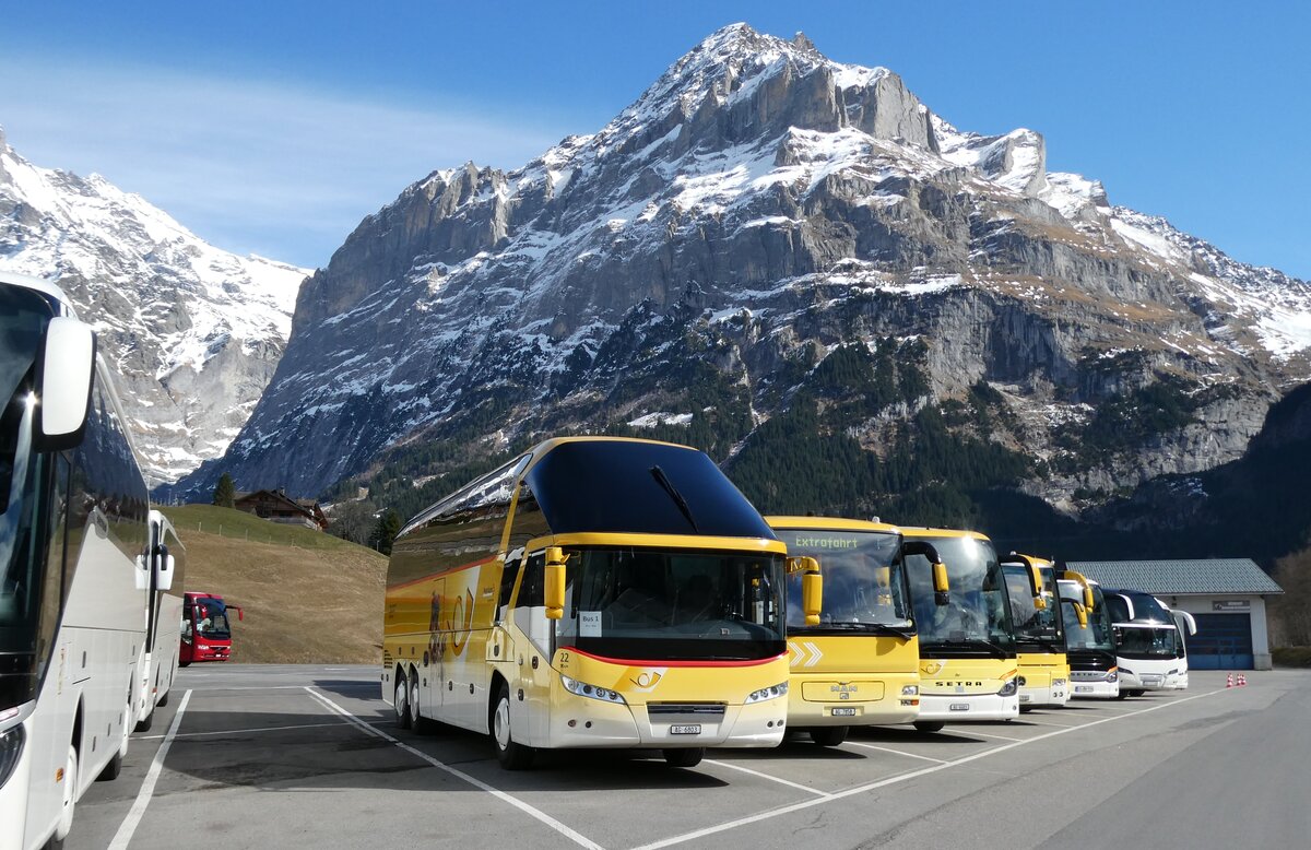 (285'369) - Tschannen, Zofingen - Nr. 22/AG 6803/PID 4706 - Neoplan (ex PostAuto Graub�nden) am 13. M�rz 2026 in Grindelwald, Grund
