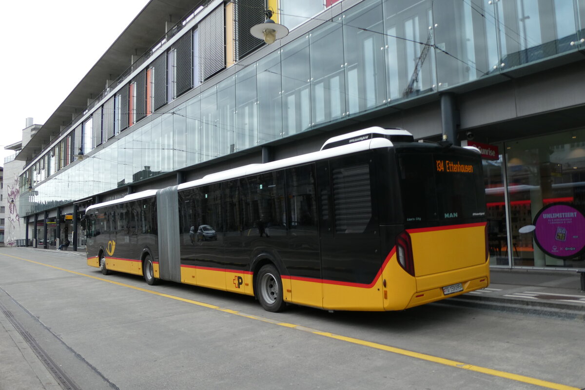 (285'472) - PostAuto Ostschweiz - TG 158'095/PID 11'995 - MAN am 17. M�rz 2026 beim Bahnhof Frauenfeld
