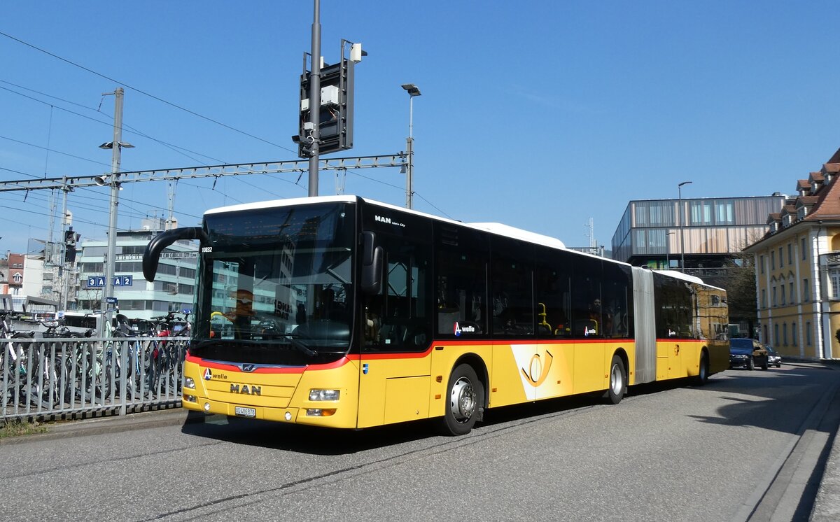 (285'519) - PostAuto Nordschweiz - AG 486'878/PID 10'832 - MAN am 19. M�rz 2026 beim Bahnhof Baden