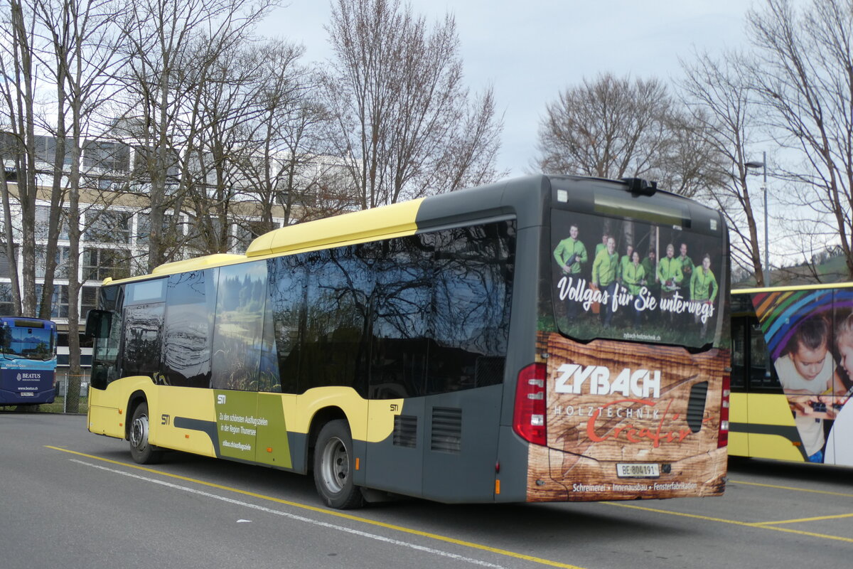 (285'726) - STI Thun - Nr. 191/BE 804'191 - Mercedes am 25. M�rz 2026 bei der Schiffl�ndte Thun