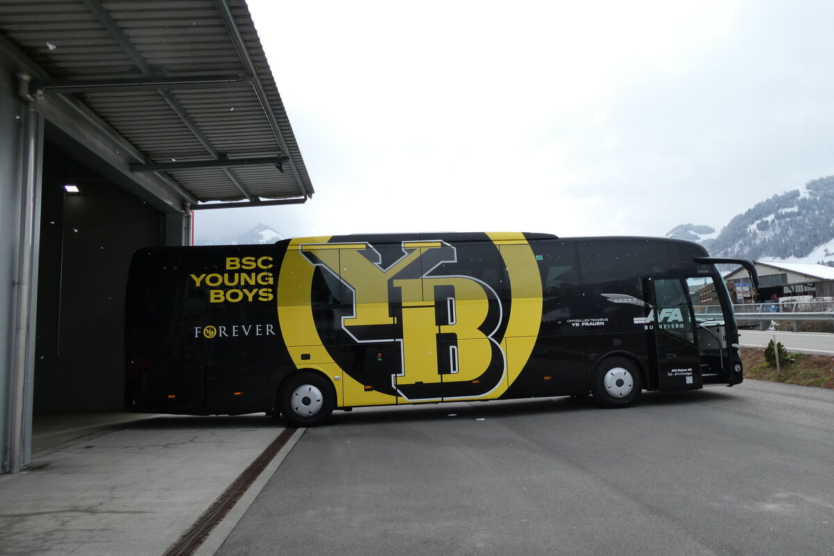 (285'752) - AFA Adelboden - Nr. 21/BE 1898 - Setra (ex Deutschland) am 27. M�rz 2026 in Frutigen, Garage