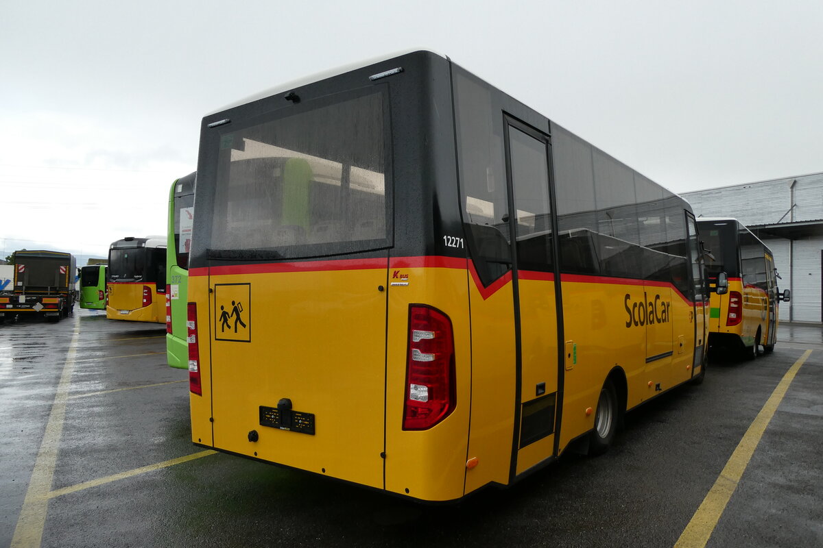 (286'969) - CarPostal Ouest - PID 12'271 - Iveco/K-Bus am 14. Mai 2026 in Kerzers, Interbus
