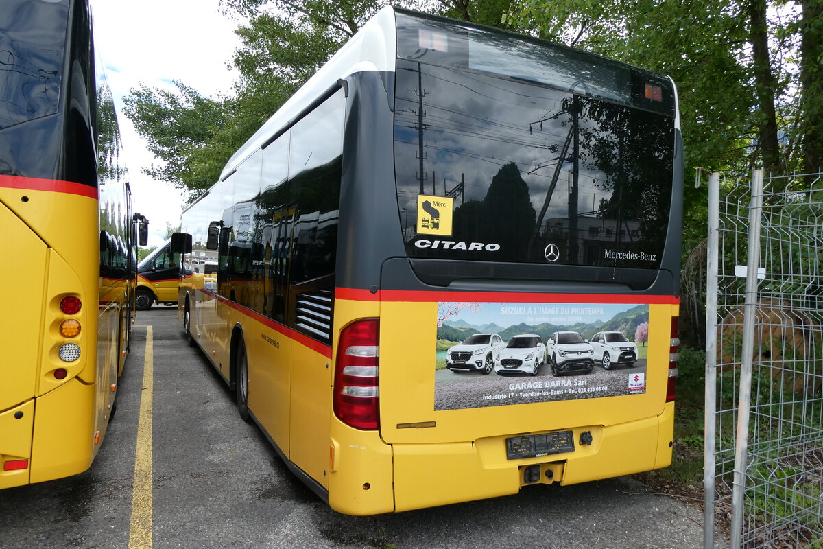 (287'028) - CarPostal Ouest - PID 4642 - Mercedes am 16. Mai 2026 in Yverdon, Garage