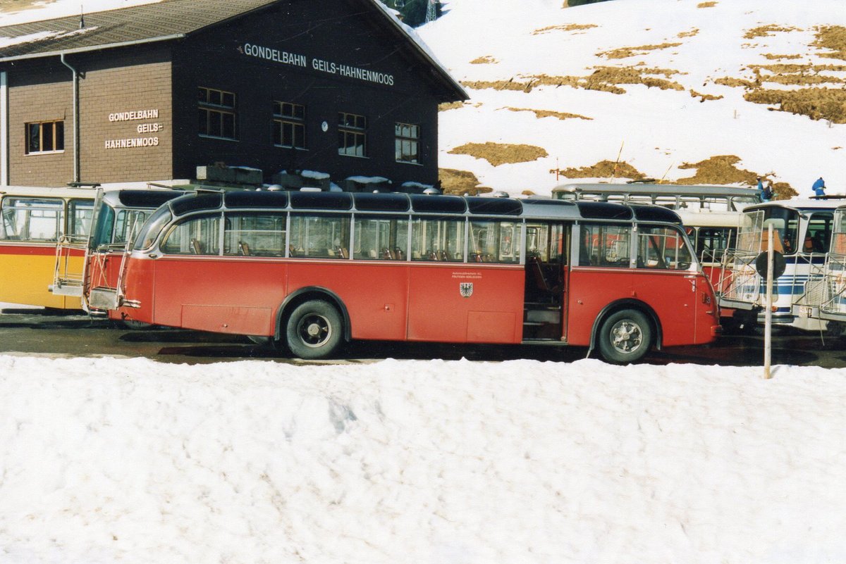 (AA 00A) - Aus dem Archiv: AFA Adelboden - Nr. 3/BE 26'703 - FBW/Gangloff am 25. Februar 1990 in Adelboden, Geils