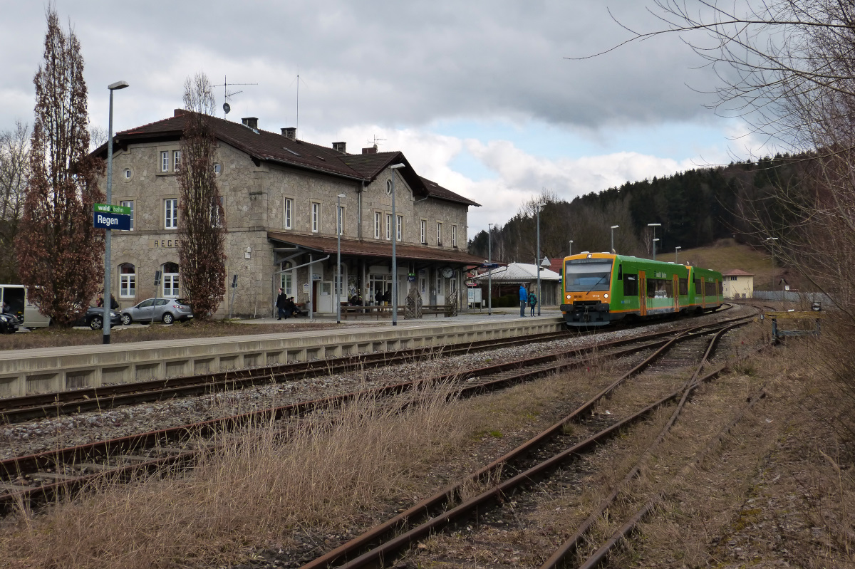 Bahnhof Regen 04.03.2016
