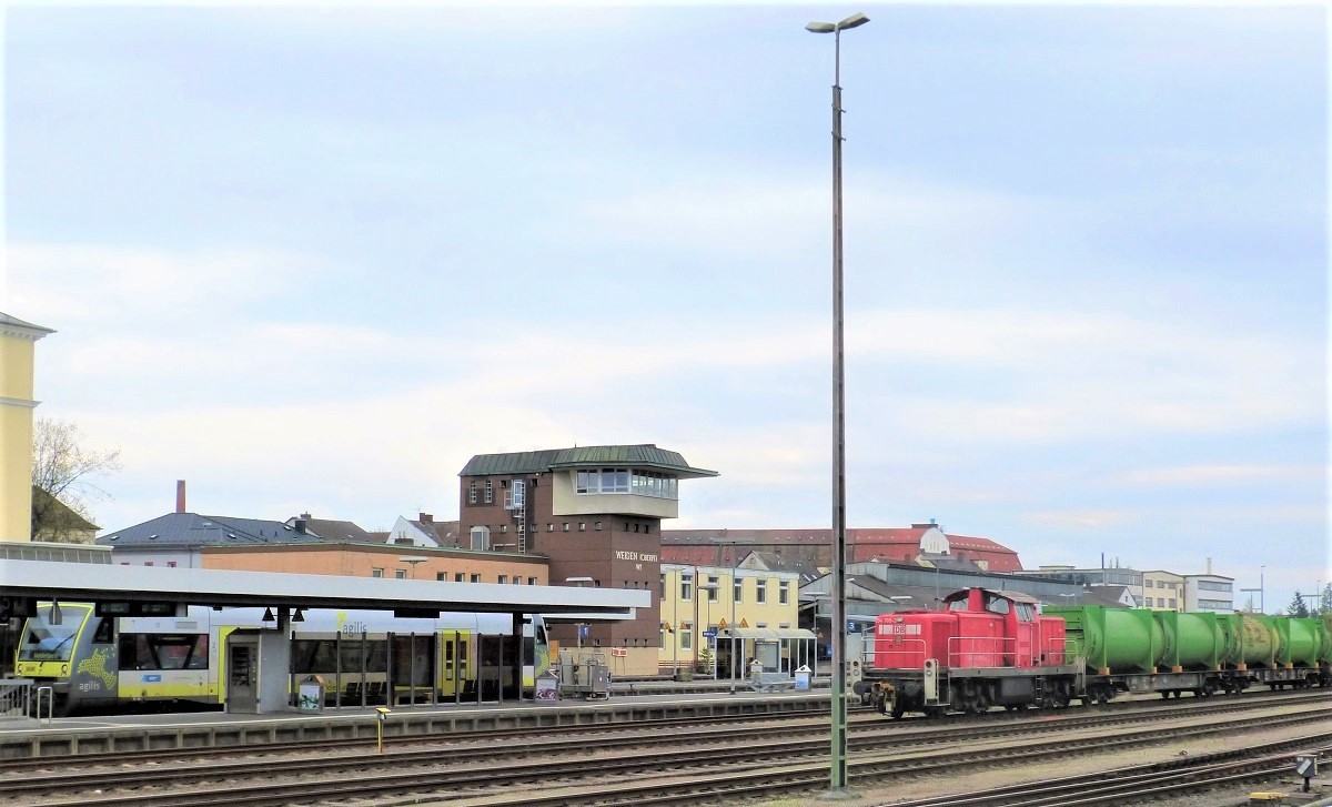 Bahnhof Weiden Oberpfalz 19.04.2020