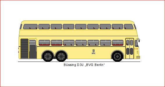 BVG Berlin - Bssing D3U