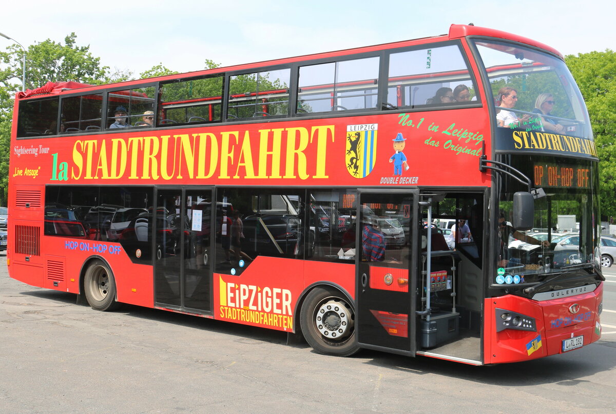 Leipziger Stadtrundfahrten, Leipzig - L-RL 182 - Gleryz Panora am 21. Mai 2023 in Leipzig (Aufnahme: Martin Beyer)