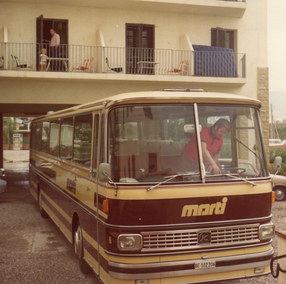 (MD015) - Aus dem Archiv: Marti, Kallnach - Nr. 6/BE 102'206 - Setra im August 1976