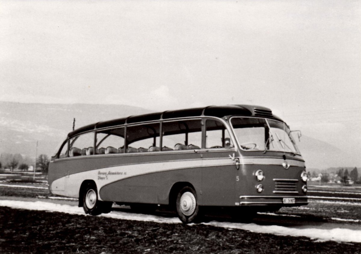 (MD226) - Aus dem Archiv: OAK Wangen a.A. - Nr. 5/BE 26'907 - Saurer/R&J um 1954