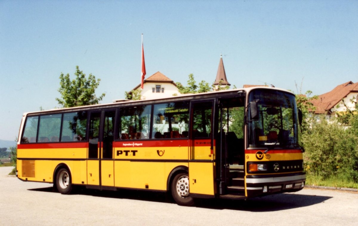 (MD271) - Aus dem Archiv: Tschannen, Zofingen - Nr. 9/AG 6048 - Setra um 1992 in Zofingen