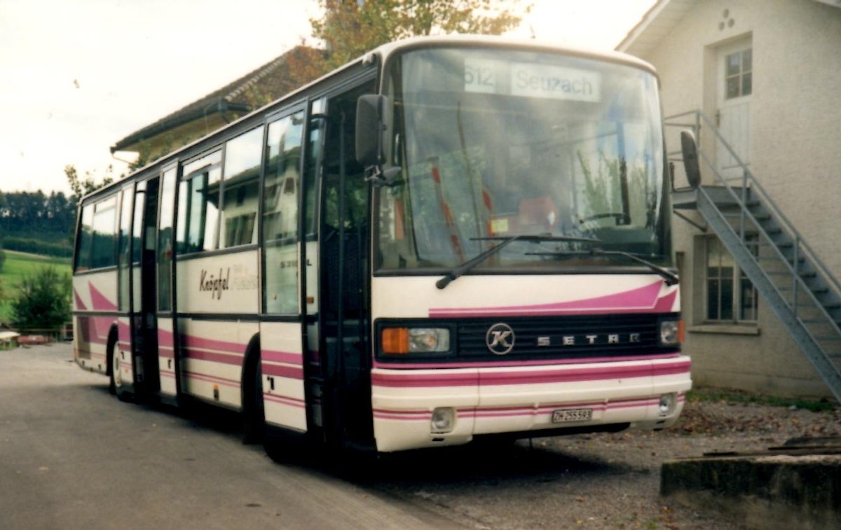 (MD468) - Aus dem Archiv: Knpfel, Dinhard - ZH 255'593 - Setra im September 1995