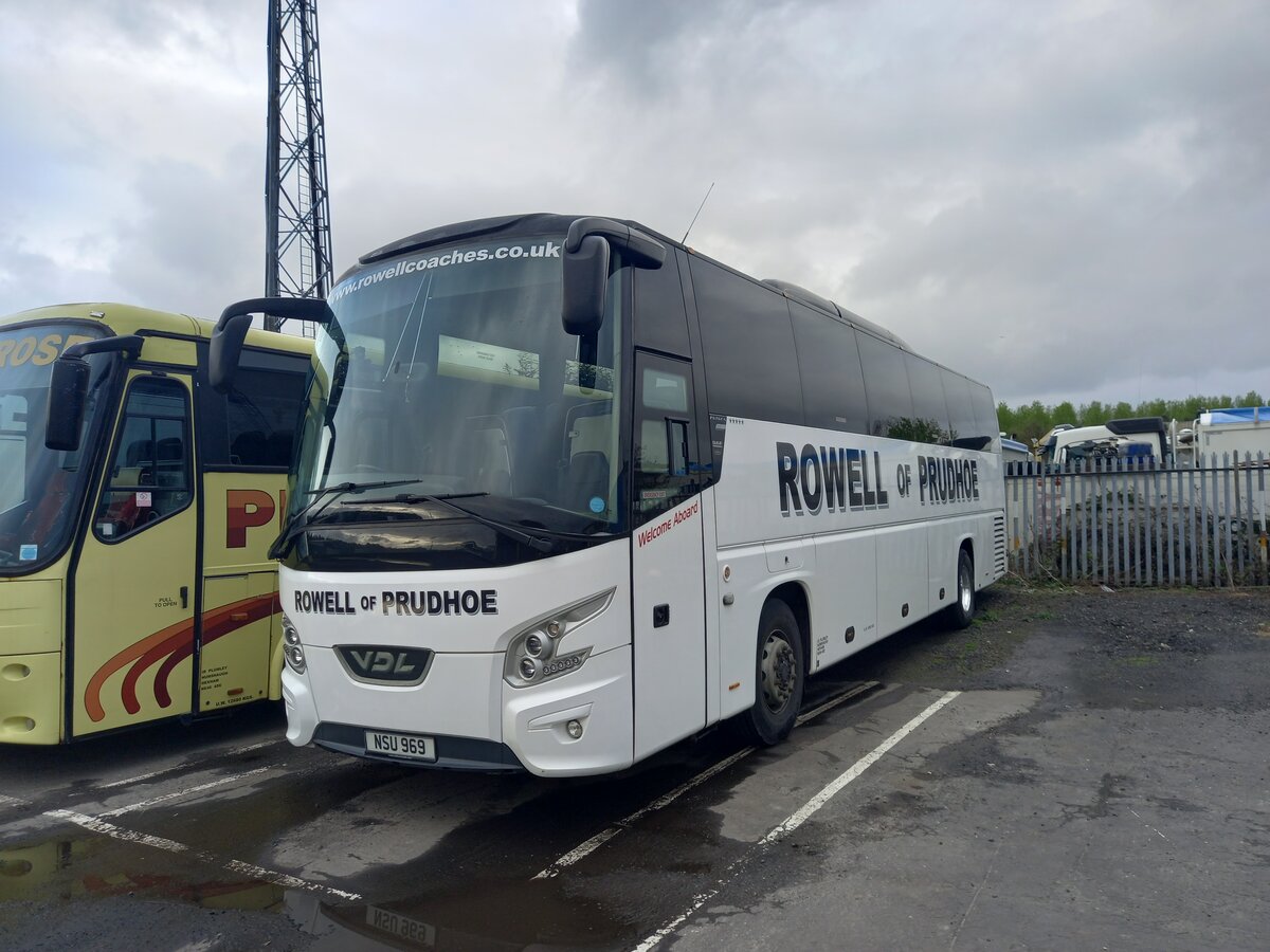 NSU 969
2013 VDL FHD2 (VDL Futura 2)
VDL C53Ft
Rowell of Prudhoe, Prudhoe, Northumberland, UK.  New as WA13 AMO to Anderson Travel, London.

Prudhoe, Northumberland, UK
23rd April 2023.

