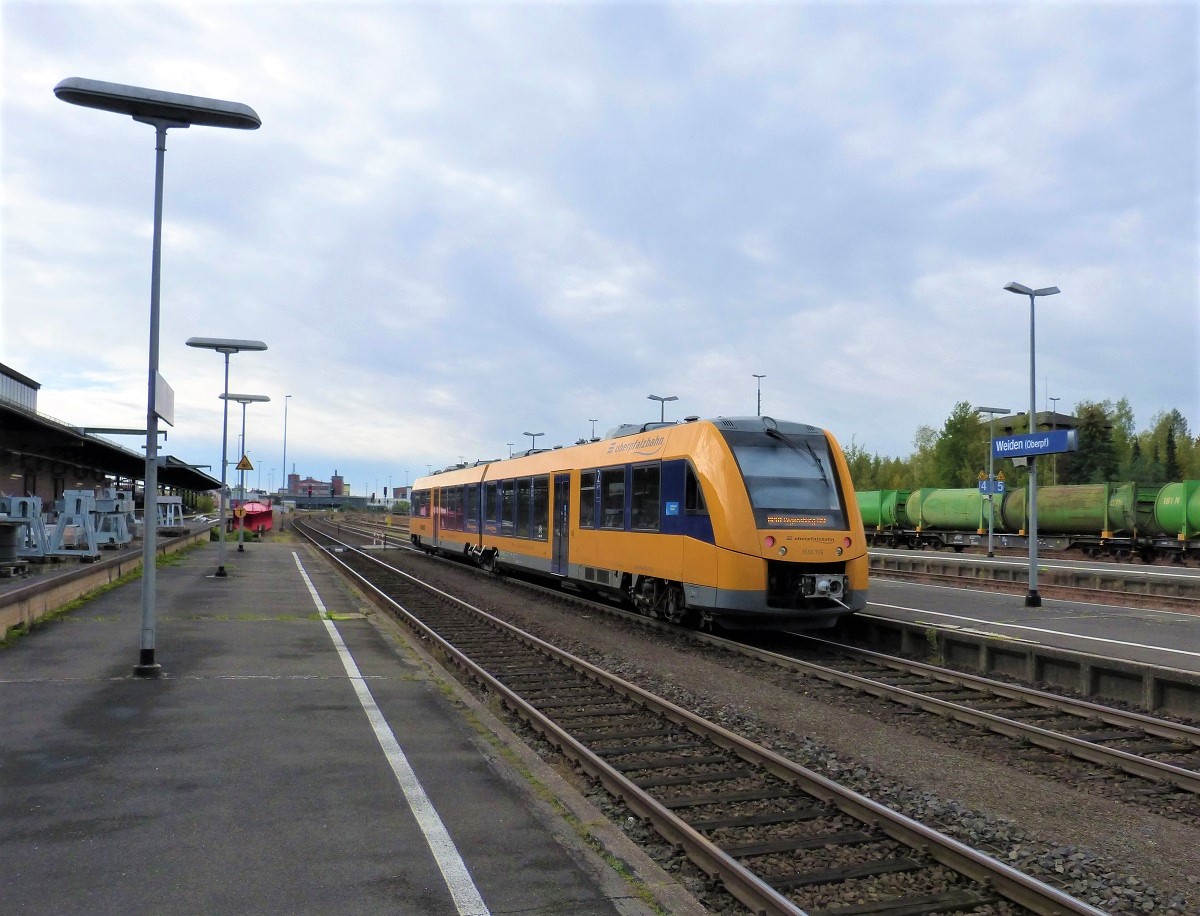 Oberpfalzbahn Bahnhof Weiden Oberpfalz 04.10.2020