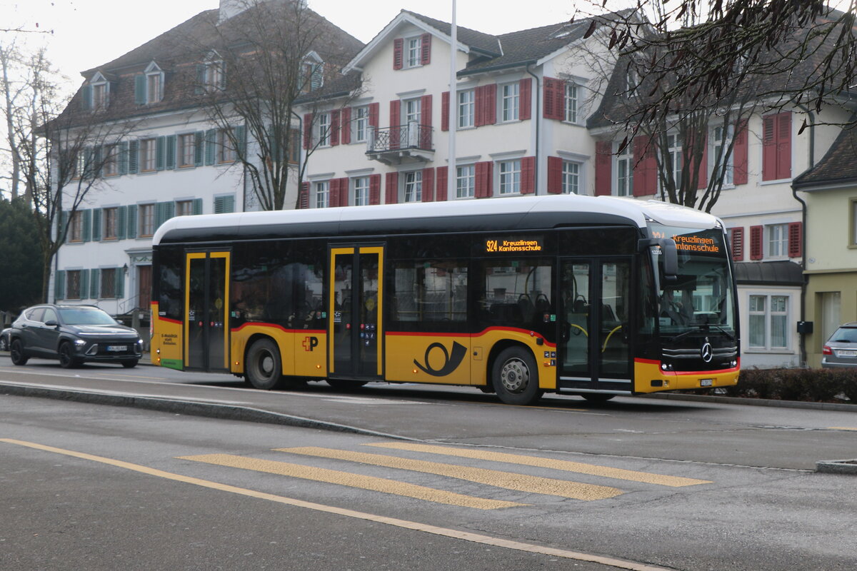 PostAuto Ostschweiz - TG 158'216/PID 12'255 - eMercedes am 18. Dezember 2025 in Kreuzlingen (Aufnahme: Martin Beyer)