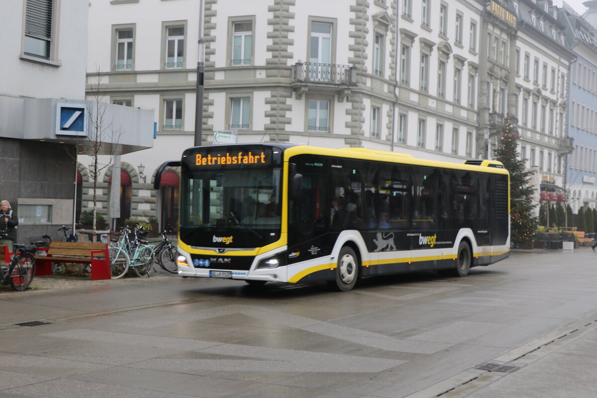 RAB Ulm - UL-A 9137 - MAN am 18. Dezember 2025 in Konstanz (Aufnahme: Martin Beyer)