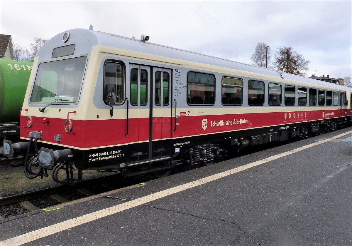 Schwäbische Alb-Bahn 626 129 Weiden Oberpfalz 07.12.2019
