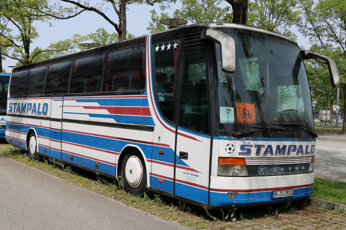 Stampalo, Mnchen - M-ZG 2510 - Setra am 29. Juni 2024 in Mnchen (Aufnahme: Martin Beyer)