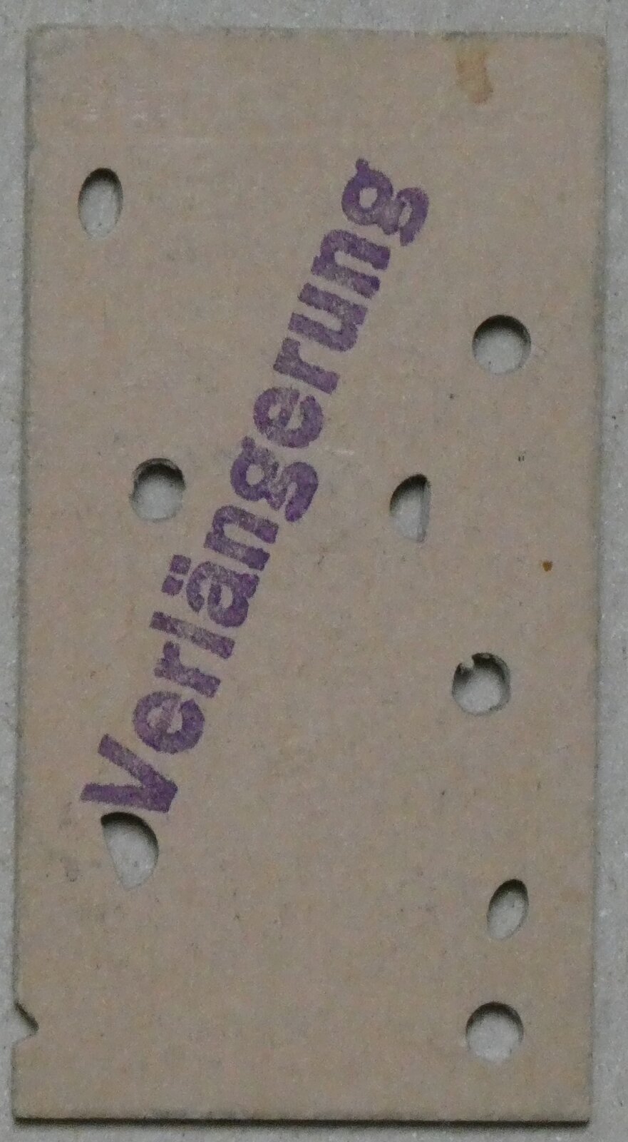 (283'370) - AFA-Einzelbillet vom 13. Februar 1944 am 21. Dezember 2025 in Thun (R�ckseite)