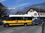 (272'219) - PostAuto Bern - BE 477'965/PID 11'946 - Mercedes am 18. Februar 2025 beim Bahnhof Wilderswil