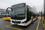 (284'495) - PostAuto Nordschweiz - BL 213'883/PID 12'418 - MAN (ex RSVG Troisdorf/D Nr. 2808) am 31. Januar 2026 in Yverdon, Garage