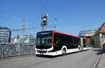 (285'541) - Twerenbold, Baden - Nr. 313/AG 459'043 - MAN am 19. M�rz 2026 beim Bahnhof Baden