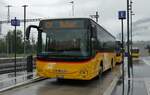 (280'108) - PostAuto Graubnden - GR 153'832/PID 11'639 - Iveco (ex Nr. 7; ex Fontana, Ilanz Nr. 7) am 9. September 2025 beim Bahnhof Ilanz