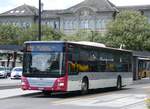 (263'735) - TRAVYS Yverdon - Nr. 232/VD 303'662 - MAN am 16. Juni 2024 beim Bahnhof Yverdon