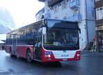 (270'447) - PostAuto Bern - BE 90'275/PID 12'337 - MAN (ex Dr. Richard, A-Wien Nr. 1413) am 30. Dezember 2024 beim Bahnhof Lauterbrunnen