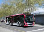 (274'261) - TRAVYS Yverdon - Nr. 120/VD 1414 - MAN am 26. April 2025 beim Bahnhof Yverdon
