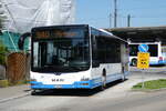 (278'662) - BOTG Amriswil - Nr. 411/TG 116'583 - MAN am 8. August 2025 beim Bahnhof Romanshorn