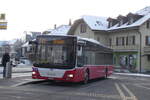 (283'722) - PostAuto Bern - BE 489'253/PID 12'334 - MAN (ex BE 535'079; ex Dr. Richard, A-Wien Nr. 1420) am 6. Januar 2026 beim Bahnhof Worb Dorf
